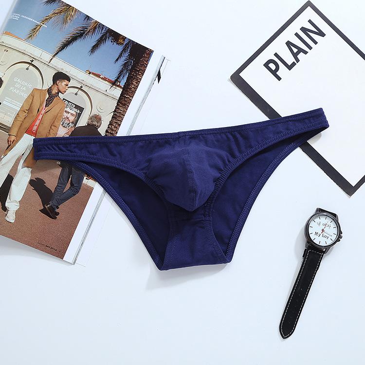 

Однотонное хлопковое удобное дышащее треугольное нижнее белье для мужчин Мужское треугольное нижнее белье XL