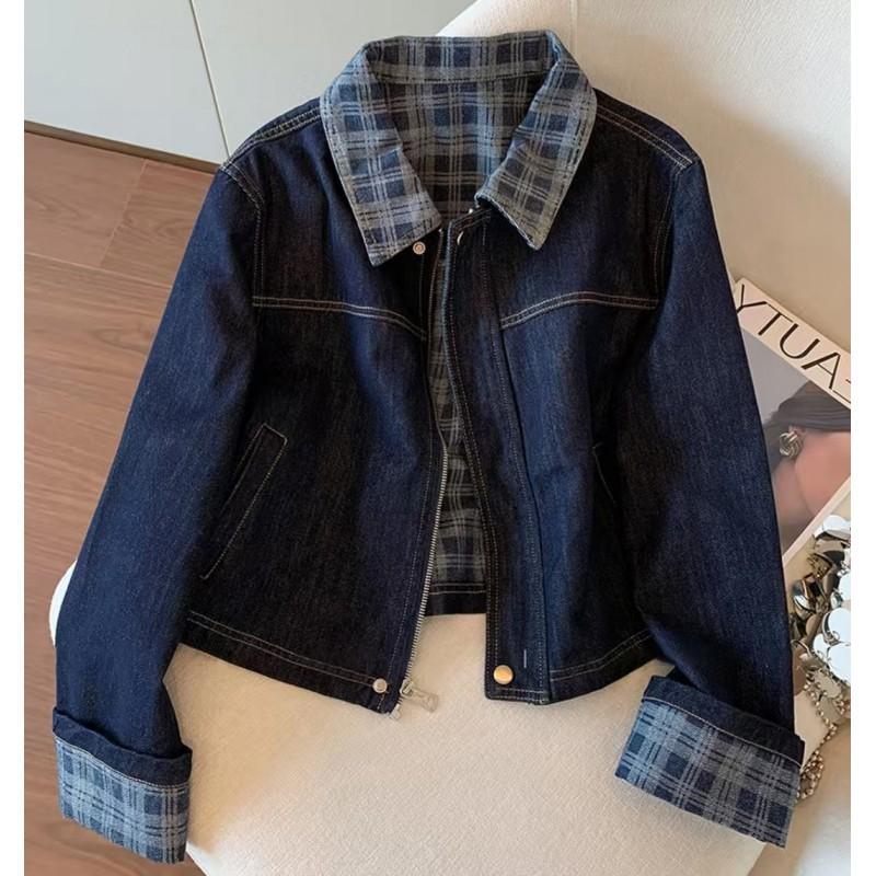 Womens Relaxed Fit Denim Jacket With