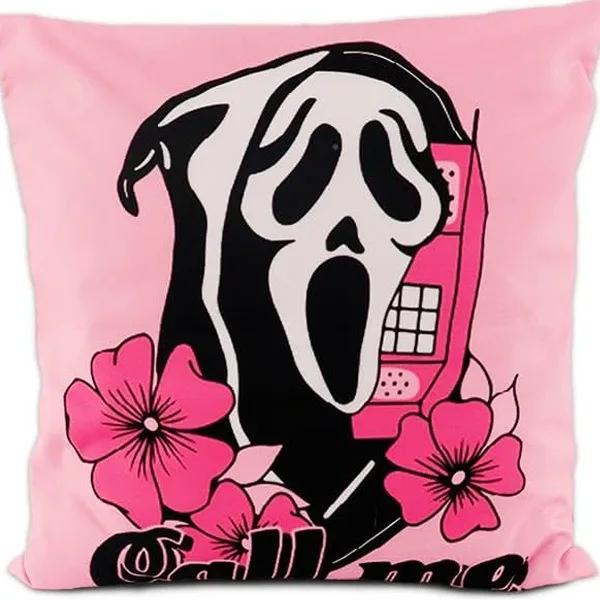 Halloween Party Decoration Cushion Cover Horror Grimace Cushion Cover Suitable For Family Living Room Sofa Room Decoration