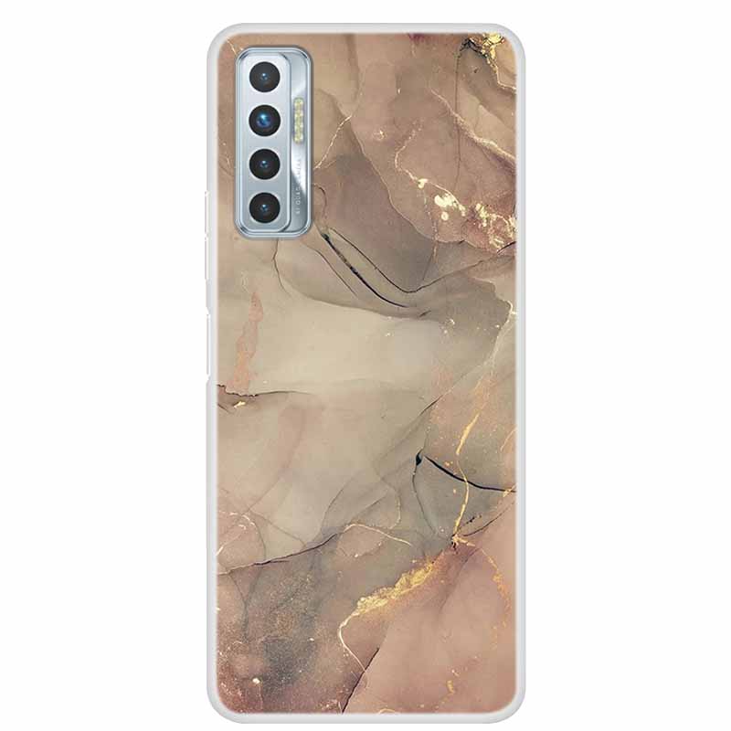 For Tecno Camon 17P Case Luxury Silicone TPU Soft Cover Phone Case For Tecno Camon 17 CG7 CG6 Coque Shockproof Marble Funda Capa