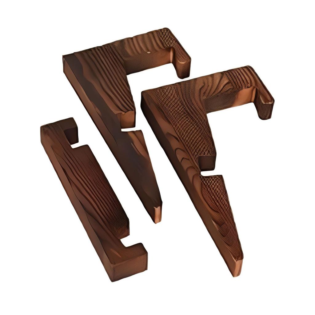 Supporto per Piatto in Legno 8,8 Pollici Supporto per Cornice in Legno Cavalletto Decorativo da Tavolo per Casa Ufficio Stile Rustico