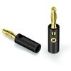Gold-Plated 4mm Solderless Banana Plug Connector