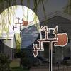Handmade Metal Drummer Windmill, Drummer Windmill Garden Decoration, Percussionist Music Figurines,Fun Wind-Powered Sculpture