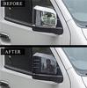 side mirror covers for Toyota Hiace 6th with aero Easy stone chip scratch and crack Customizable Left and right set Custom-designed (200 Series,