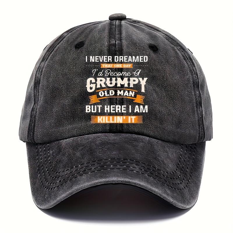 

[Casual Rebound Sports Cap] Cool Hippie Curved Brim Baseball Cap, Wake Up Sexy Hell Print Imitation Old Cotton Trucker Cap, Casu adjustable
