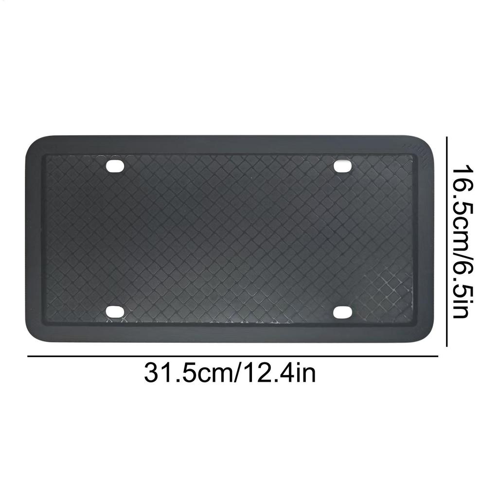 Licence Plate Frame 2 Piece Number Plate Frame Bracket Holder Mount Noise Reduction Weatherproof Adapter For Truck Trailer Golf