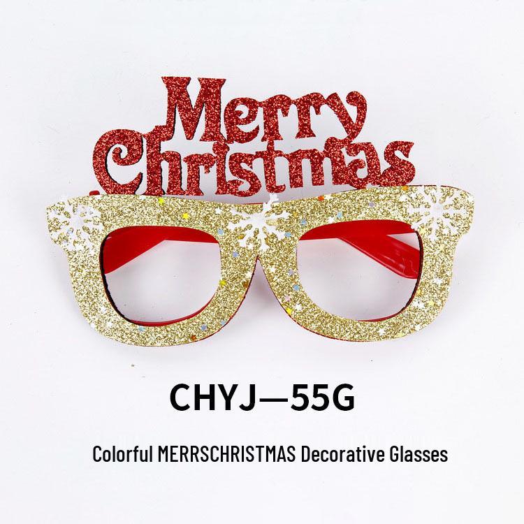 Kreative Weihnachtsbrillen - Weihnachtsmann, Schneemann, Geweih für Erwachsene & Kinder