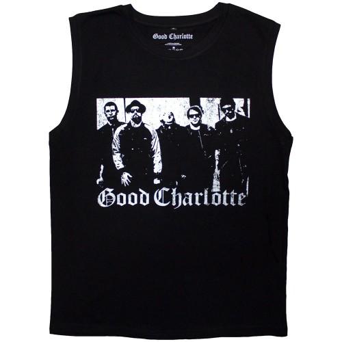 Good Charlotte Unisexowy Tank Top ze zdjęciem zespołu dla dorosłych