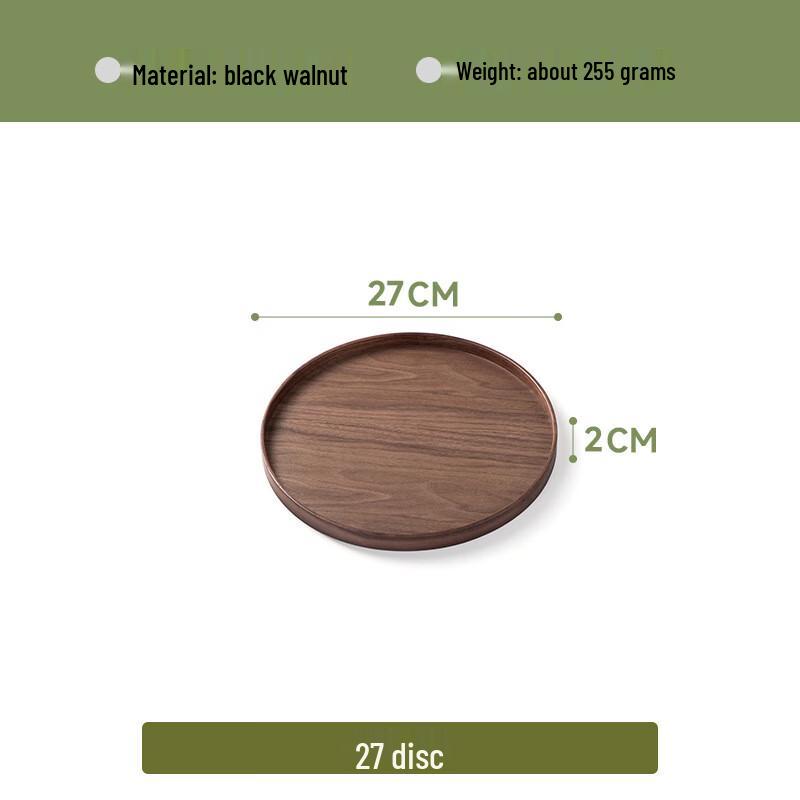 Black Walnut Wood Serving & Tea Tray