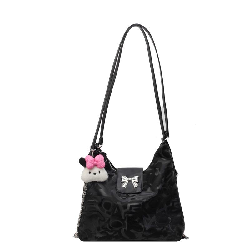 

Tote Bag Women s New Large-capacity Commuter Backpack Fashion Versatile Shoulder Bag Leisure Bag чёрный