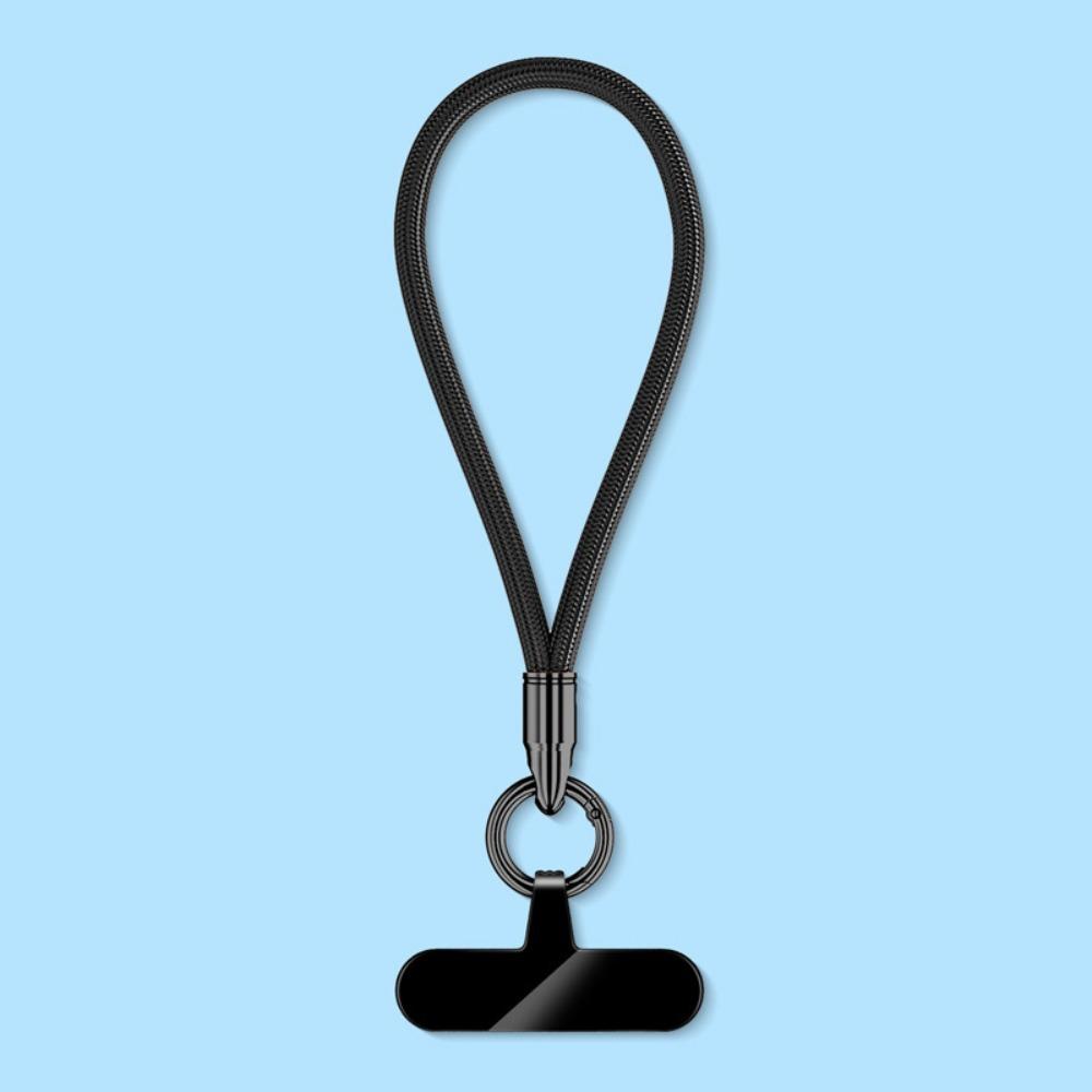 Strapazierfähiges Verstellbares Handy-Lanyard Handgelenksband 2-in-1 Kurze Handschlaufe Gewebt Stilvolles Handy-Zubehör für Männer und Frauen