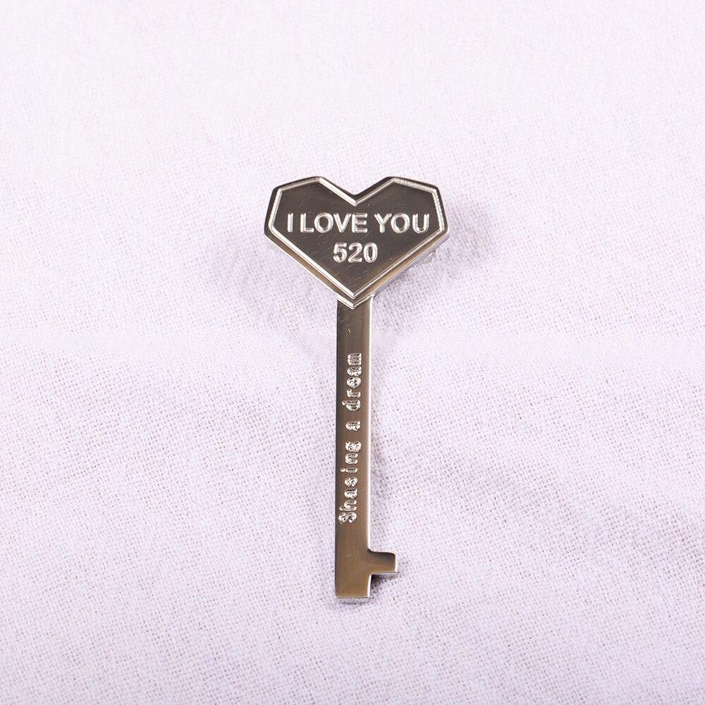 

Blucome, новый дизайн, броши в форме ключа, сердце для влюбленных, корсажный костюм, сумка, шарф, шляпа, булавка, украшения для девочек, аксессуары для одежды серебряный