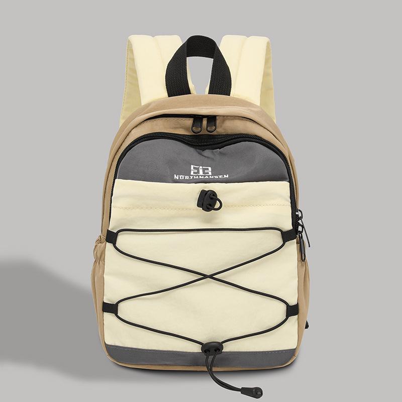 2025 Color-block Outdoor Backpack: Versatile, Lightweight Drawstring Bag for Commuting, School, Mountaineering