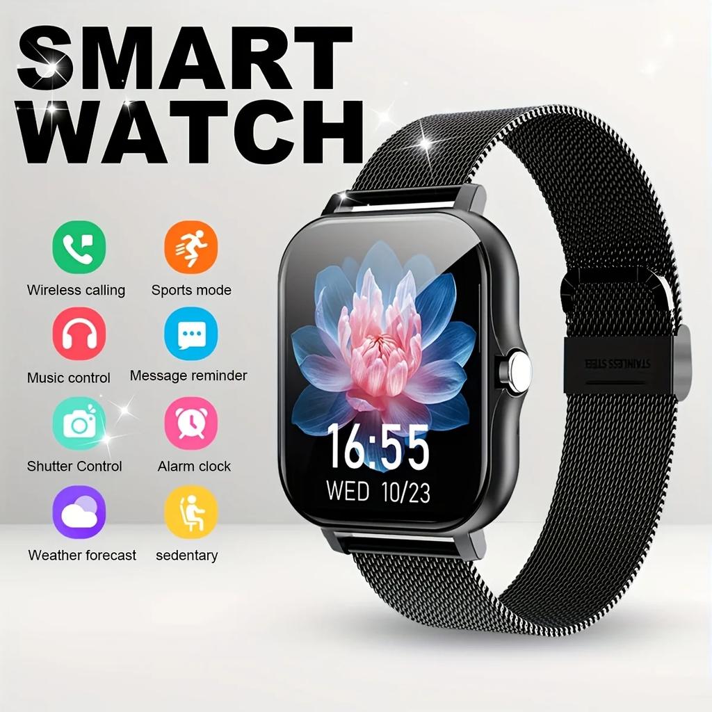 Upgrad Smart Watch For Men Women 1.83Inch Full Touch Display BT Call Sports Monitoring SmartWatch For Android&IOS Phone