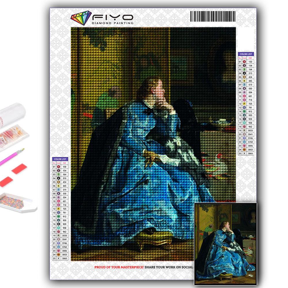 

5D DIY всемирно известная картина вышивка крестом стразы Алмазный рисунок вышивка мозаика домашний декор Full Square 20X30CM