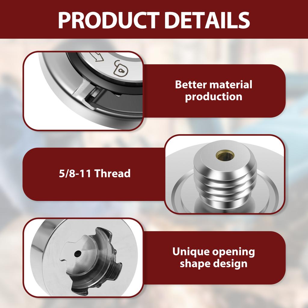 5/8"-11 Thread Angle Grinder Adapter with Pressure Plate Stainless Steel Thread Adapter for Angle Grinder Disc Grinder Tool