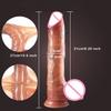 Skin Sliding Foreskin Dildo with Real Testicles Strapon Realistic Dildos for Women Men Lesbian Anal Dick Adult Sex Toys Penis 18
