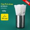 WS Individually Wrapped Degradable PLA Thin Straws
