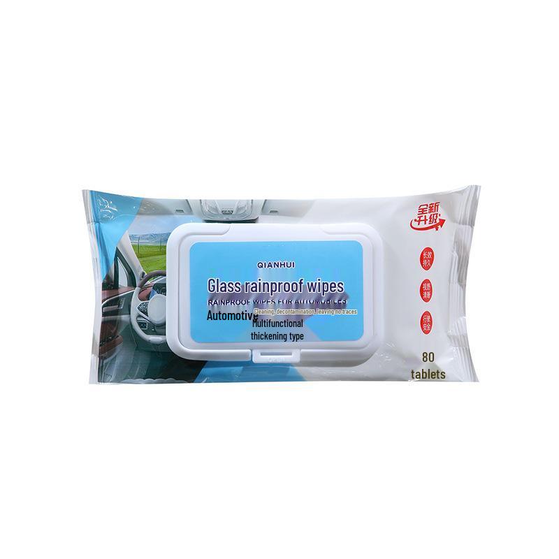 Hydrophobic Anti-Fog Car Glass Wipes: Rainproof Rearview Mirror & Oil Film Removal