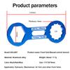 12t 26mm MTB Federgabel Schulterkappen-Schlüssel Santuo XCR/XCT/XCM Demontagewerkzeug Fahrradreparaturzubehör