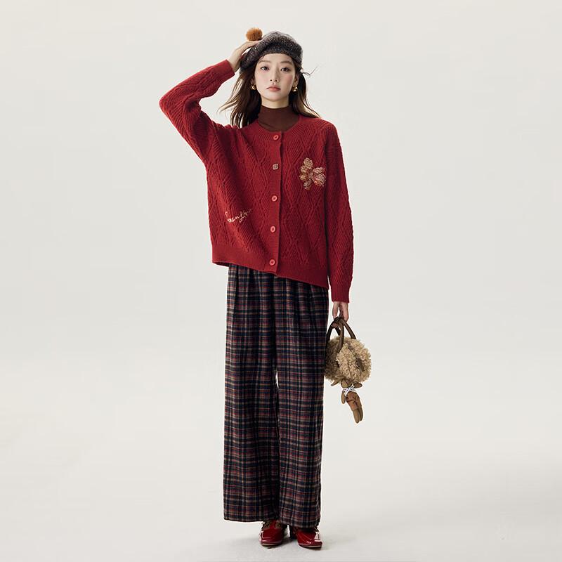 Inman Women's Embroidered Knit Cardigan