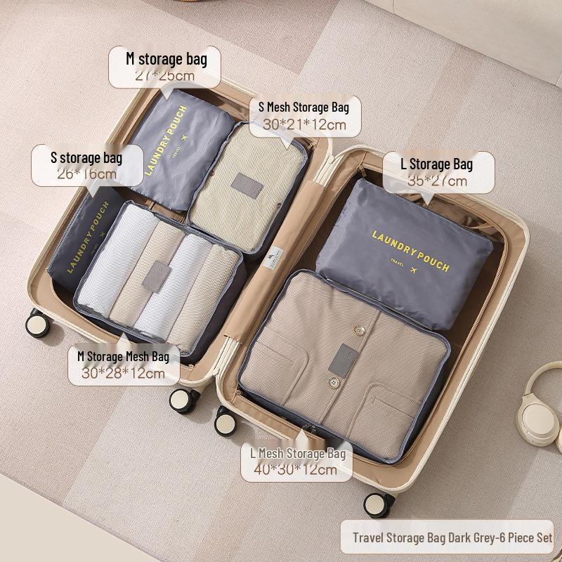 

Portable Travel Clothes Compression Organizer Bag