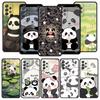 Cute Panda Climbing Bamboo Case for Samsung A51 A71 A21S A12 A11 A15 A25 A31 A41 A32 A23 A33 A53 A73 A03S A05S A13 5G A72 Cover
