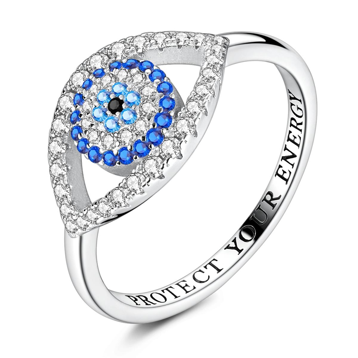 

925 Silver Ring For Woman Zircon Firefly Heart Cross Fine Jewelry 9