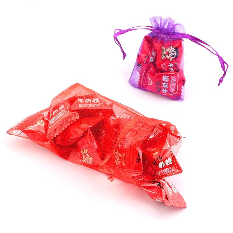 100pcs/lot 5*7cm Organza Bag Christmas Wedding Gift Bag Jewelry Packing Display Jewelry Bag&pouch Favor Bags 23 Colors Optional