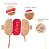 Halloween Dog Clothes Funny Hot Dog Shaped Pet Costume For Small Dogs Cats Adjustable Puppy Dress Up Dachshund Pug Party Suit