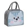 Cartoon Cute Lunch Bag For Children Aluminum Insulation Keep Temperature Lunch Box Hangbag Outdoor Picnic Food Storage Bags