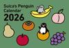 Suica’s Penguin Wall Calendar 2026 Orange Pages 5.04x7.17in Japanese Style New