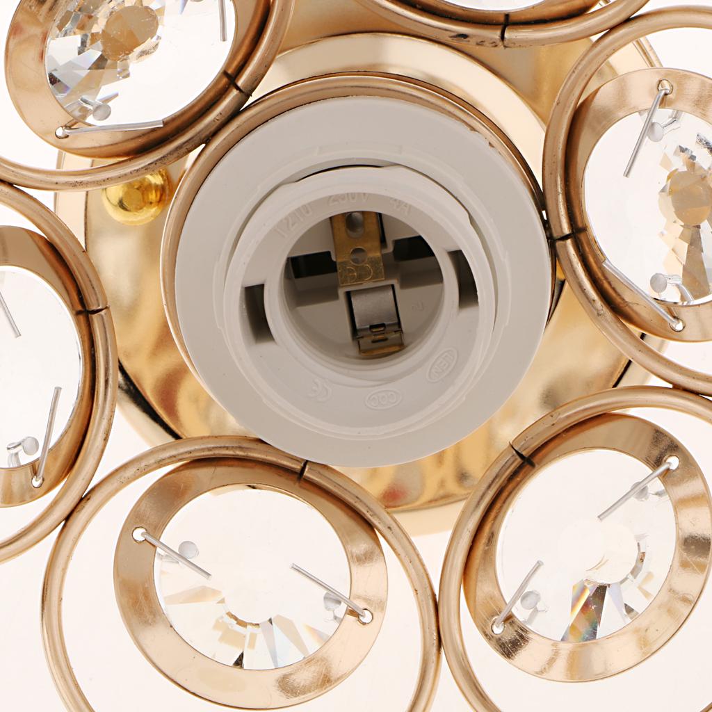 Delicate Crystal Chandelier Ceiling Lampshade for Corridor Porch Cafe Bar