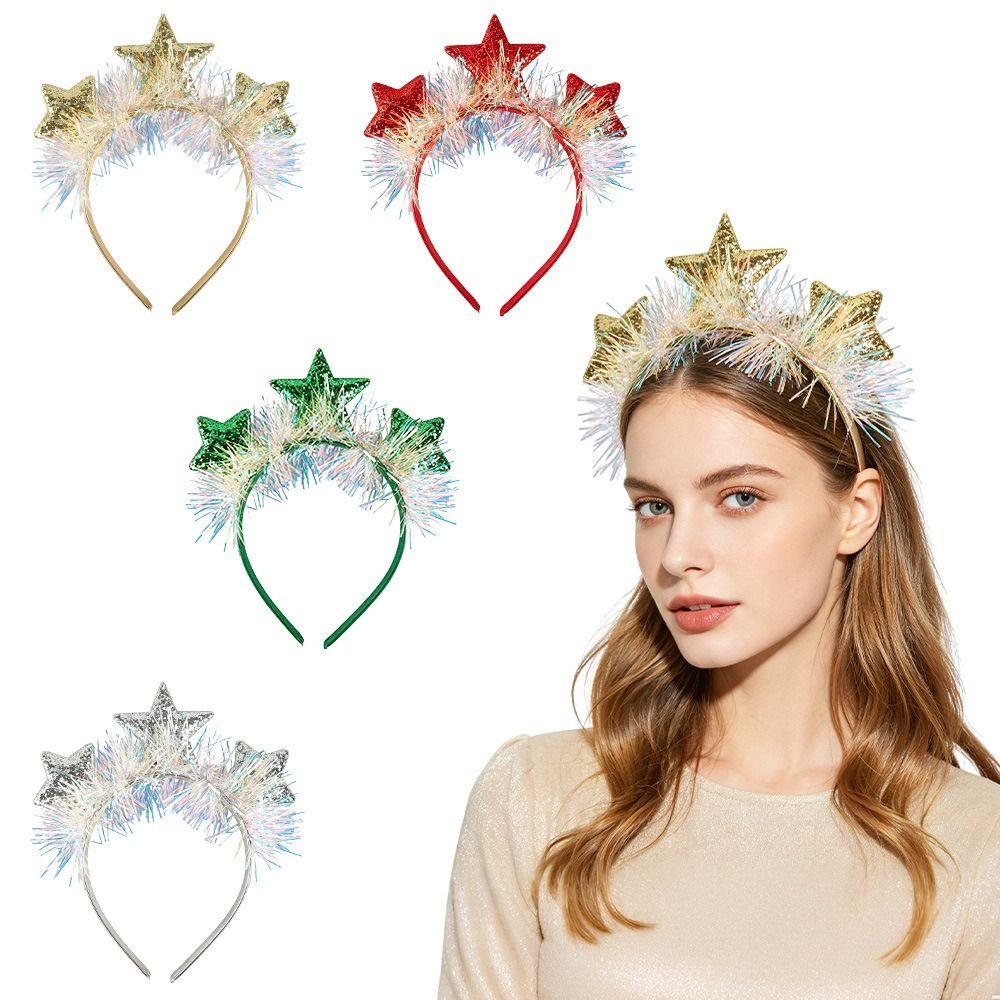 Cute New Year Decorative Headband Sweet Party Hair Accessory Masquerade Party