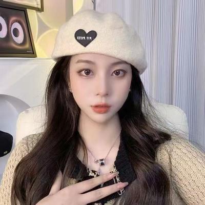 Trendy Women's Berets Thin Breathable Painter Hat Anti-sun Solid Winter Beret Lady