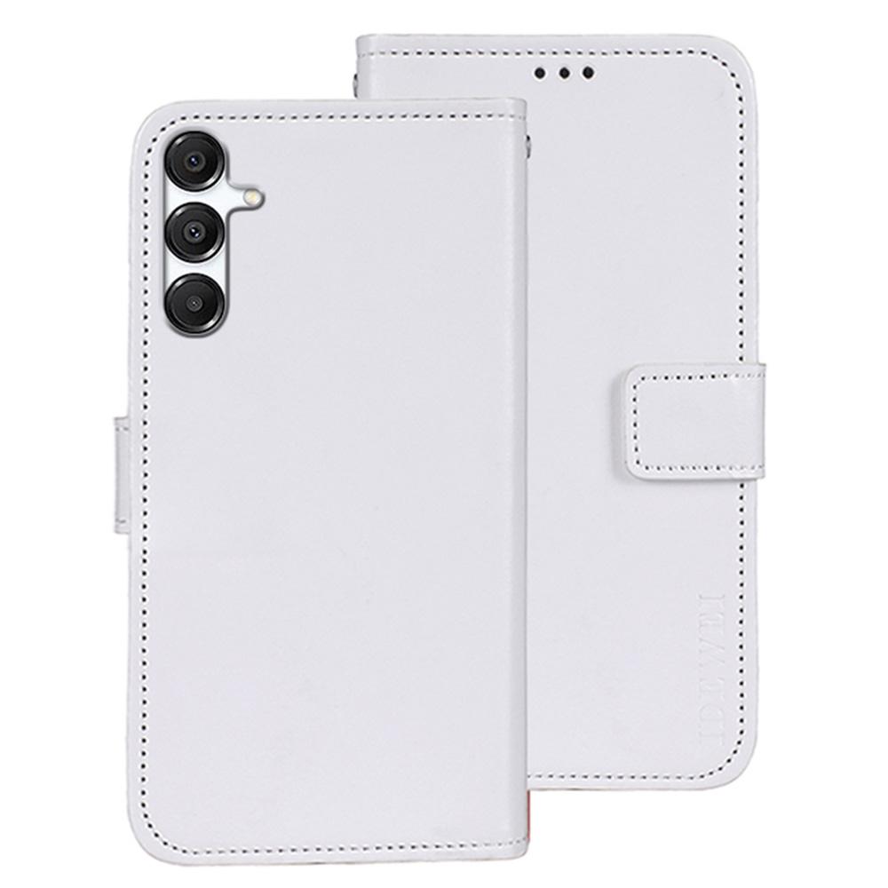 

IDEWEI For Samsung Galaxy A26 5G Stand Case Crazy Horse Texture Leather Phone Cover White