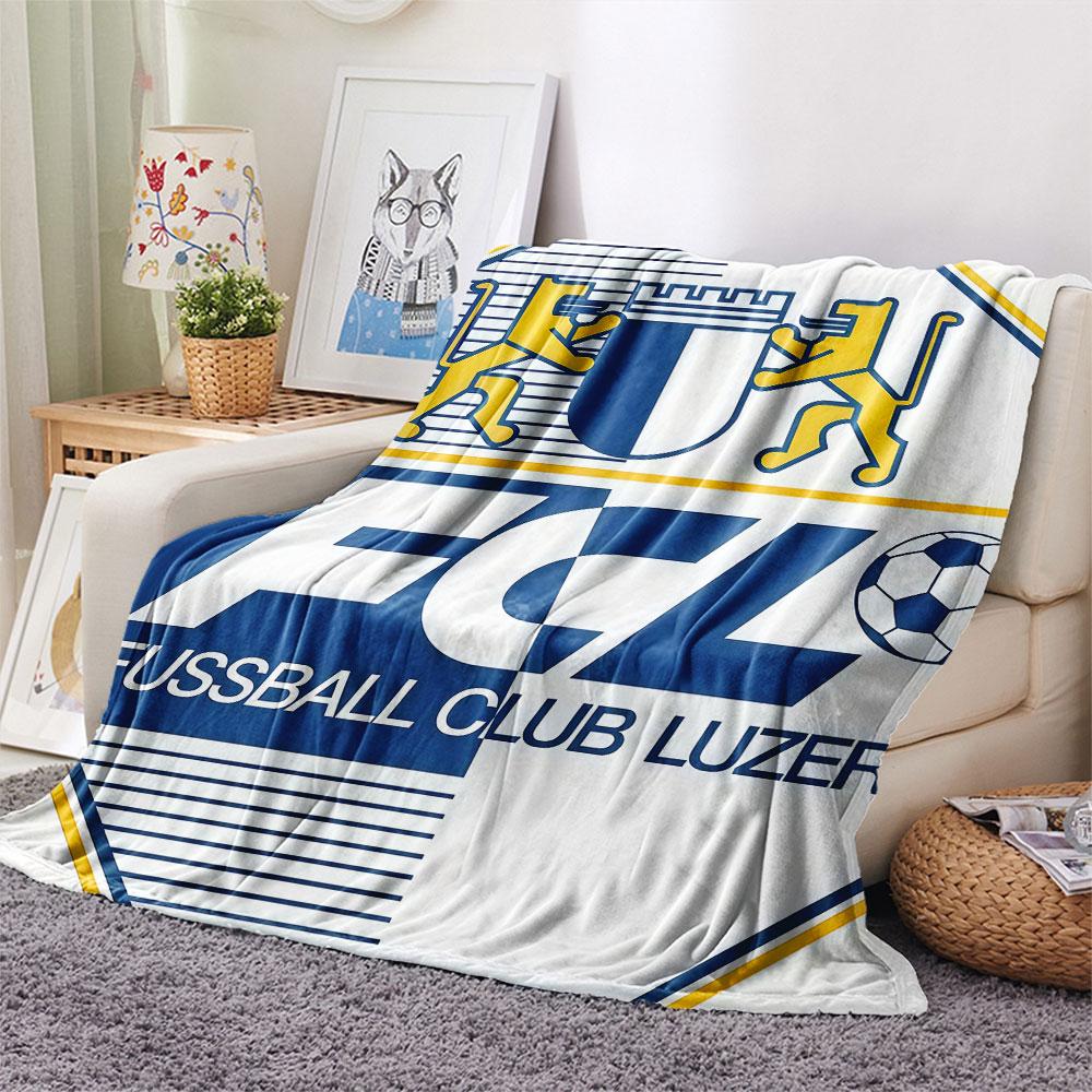 FC Luzern FlAannel Blanket, High Quality Comfortable for All Seasons, Home Decor, Warmth and Comfort