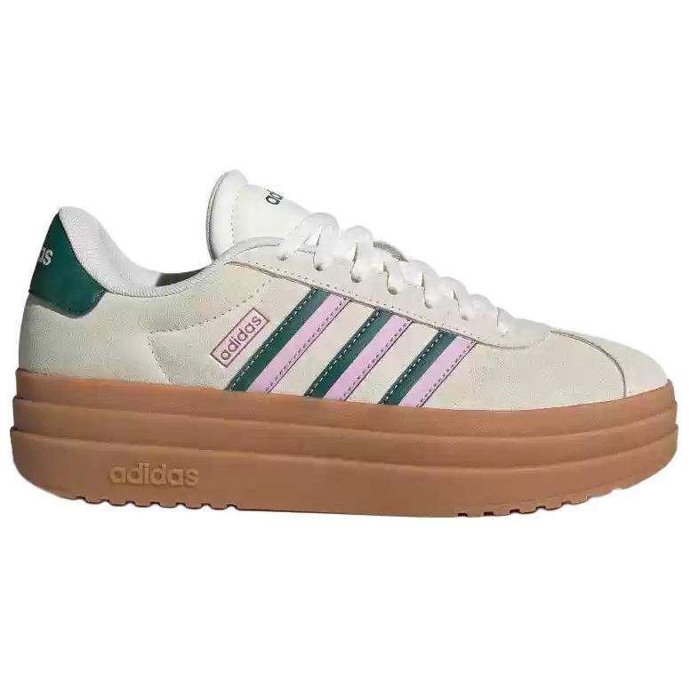 Adidas VL Court Bold Off White Collegiate Green Lilac Women Sneakers Cream Bliss-Lilac JI1788