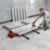 1800 mm Manual Tile Cutter, Upgraded Rail and Sliding Head, Precision Alignment Guide, Tungsten Carbide Cutting Wheel, Support Legs with Swivel