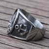 Nordic Sailboat Pirate Ring for Men 316L Stainless Steel Biker Viking Ring Men Women Compass Anchor Rings Fashion Jewelry Gift