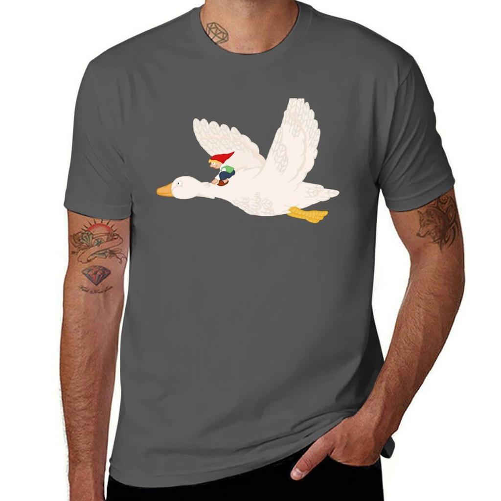 The Wonderful Adventures of Nils TShirt Work Outdoor TShirt for Unisex