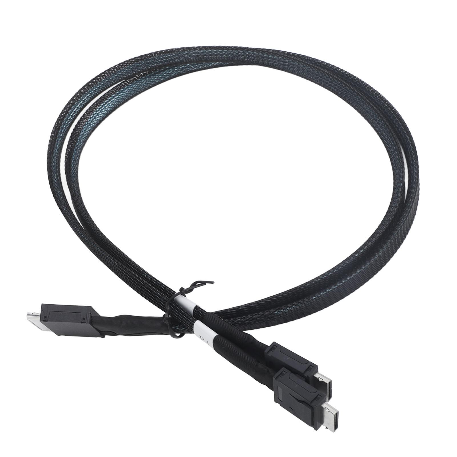 

SFF 8611 8i TO 2xSFF 8611 4i Cable 16Gbps SAS 3.0 4.0 луженый медный провод Data Active Cable для PCI