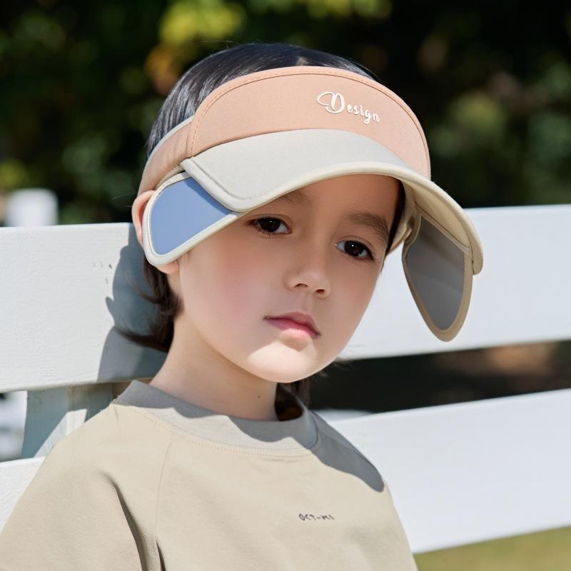 Men'S And Women'S Empty Top Sunscreen Hats Retractable Empty Top Hats Sunshade Uv Protection Baby Hats Sun Hats