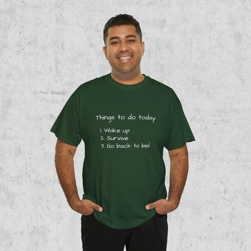 

Things To Do Today T shirt 5XL різнокольоровий