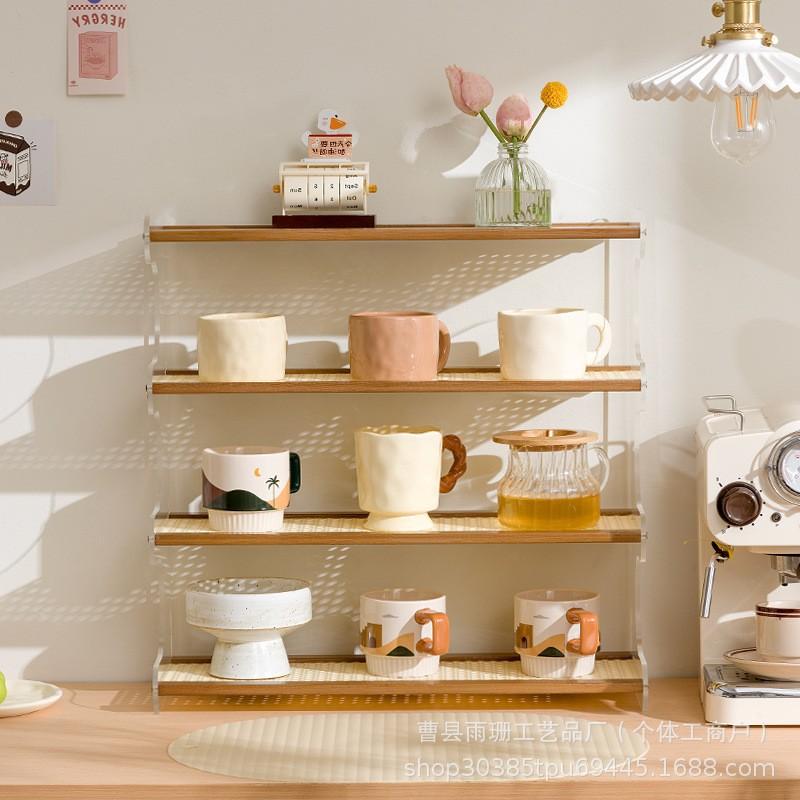 Cup Holder & Storage Rack for Table or Countertop