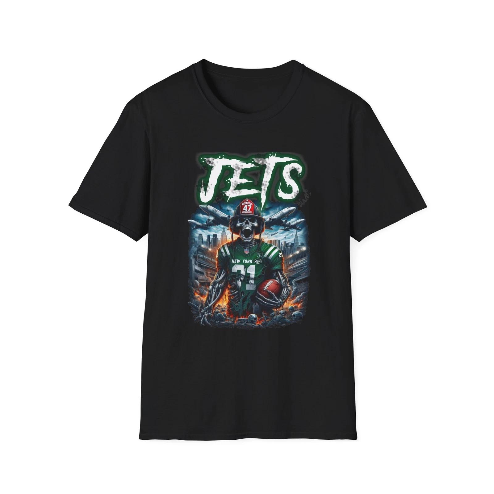 New York Jets Horror Mash Up T-Shirt L