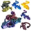 3D Printed Magic Dragon Movable Joint Fidget Toy Rotatable Articulated Office Desktop Ornament Adults Kid Toy Crafts Gift