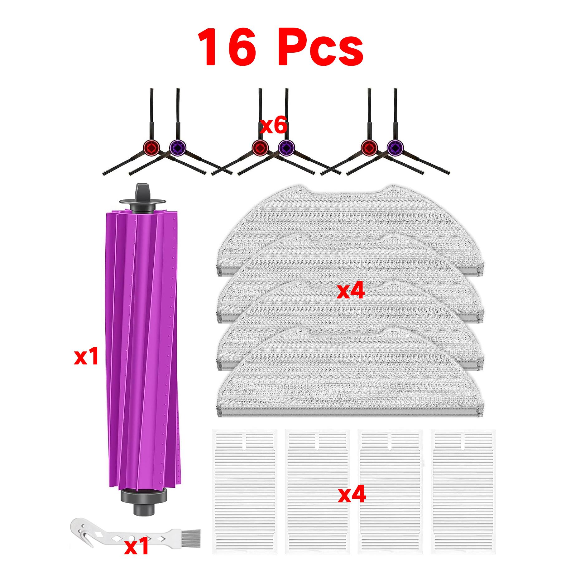 

Compatible for Eureka E20 Plus Replacement Main Side Brush HEPA Filter Mop Pad Spare Parts Accessories