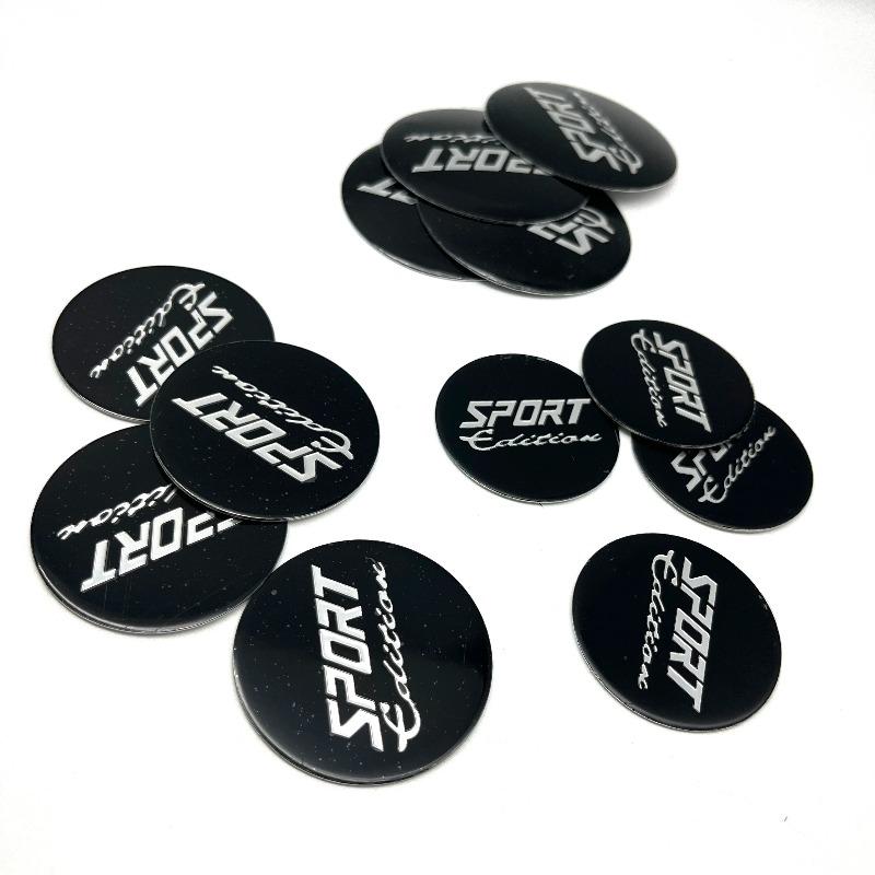 4pcs/Lot 56mm 60mm Universal Car Wheel Center HubCap Sticker Sport Edition Badge Emblem Sticker Styling Auto Accessorie