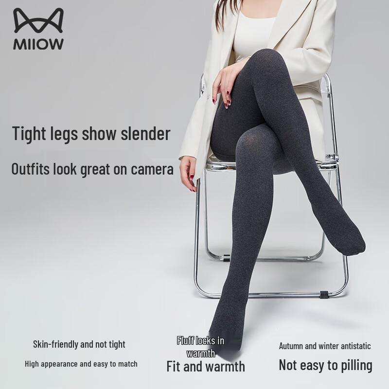 MiiOW Women's Thermal Fleece-Lined Tights